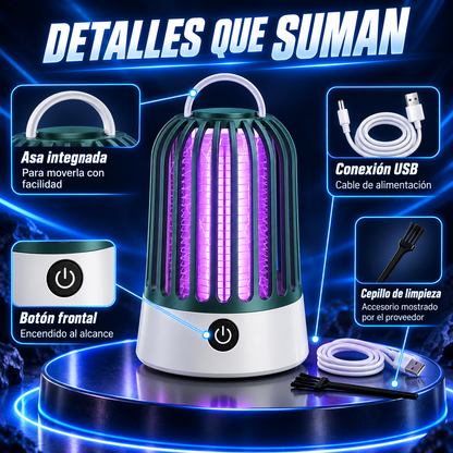 Lampara Mata Mosquitos Electrica Usb