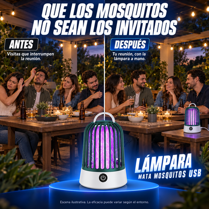 Lampara Mata Mosquitos Electrica Usb